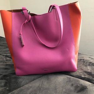 Lauren by Ralph Lauren color block tote
